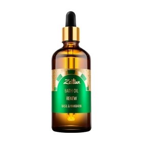 Масло для ванны Zeitun Renew Basil & Mandarin Bath Oil