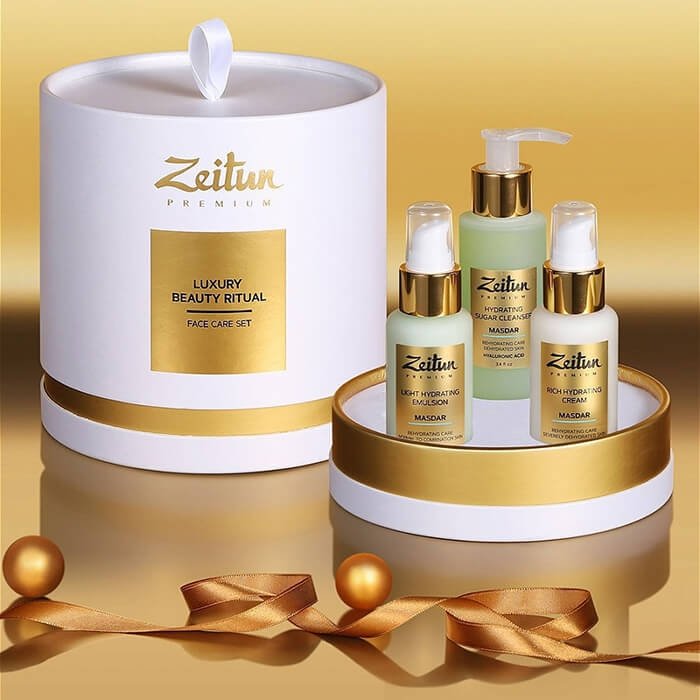 Набор подарочный Zeitun Luxury Beauty Ritual Face Care Set для глубокого увлажнения кожи