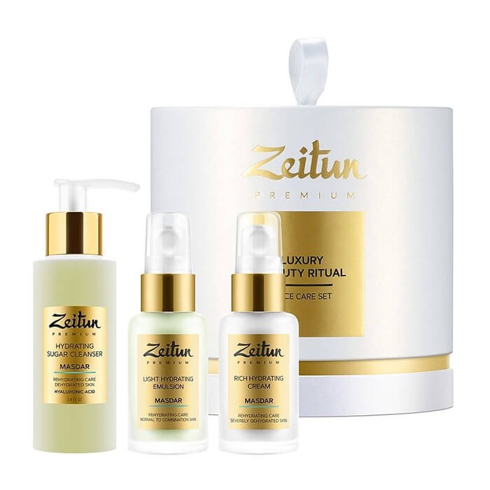 Набор подарочный Zeitun Luxury Beauty Ritual Face Care Set для глубокого увлажнения кожи