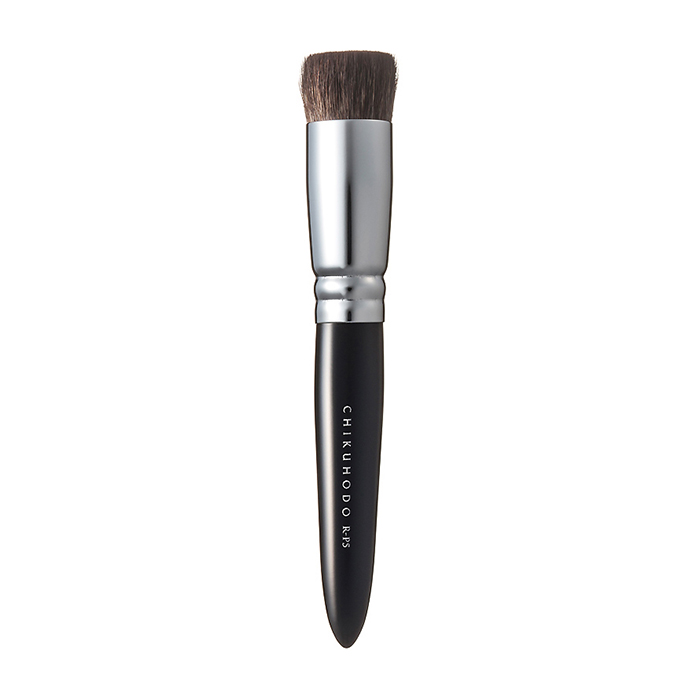 

Кисть для макияжа Chikuhodo Face Brush Powder R-P5, Кисть с плоским верхом из натурального ворса для нанесения пудры