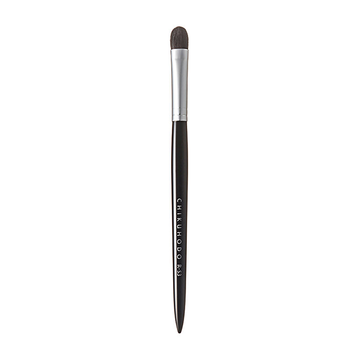 

Кисть для макияжа Chikuhodo Eye Shadow Brush R-S3, Плоская кисть из натурального ворса для макияжа глаз