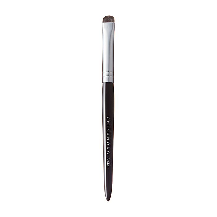 

Кисть для макияжа Chikuhodo Shadow Liner Brush R-SL4, Плоская кисть со скошенным краем из натурального ворса для макияжа глаз