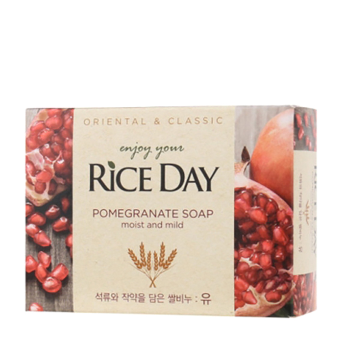 

Мыло туалетное CJ Lion Rice Day Oriental & Natural Pomegranate Soap, Туалетное мыло для рук и тела с экстрактом граната и пиона