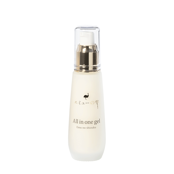 

Крем-гель для лица и тела Emu No Shizuku All In One Gel, Крем-гель с маслом эму для борьбы с широким спектром проблем кожи лица и тела