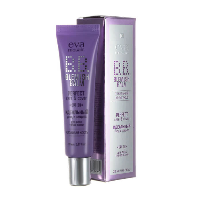 

Тональный крем для лица Eva Mosaic BB Cream #Тон №2 Бежевый, Увлажняющий солнцезащитный крем для лица