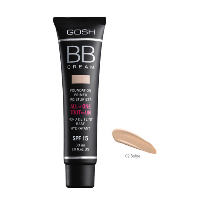 

ВВ крем Gosh BB Cream #1 Sand | Песочный, Восстанавливающий и матирующий тональный крем для лица