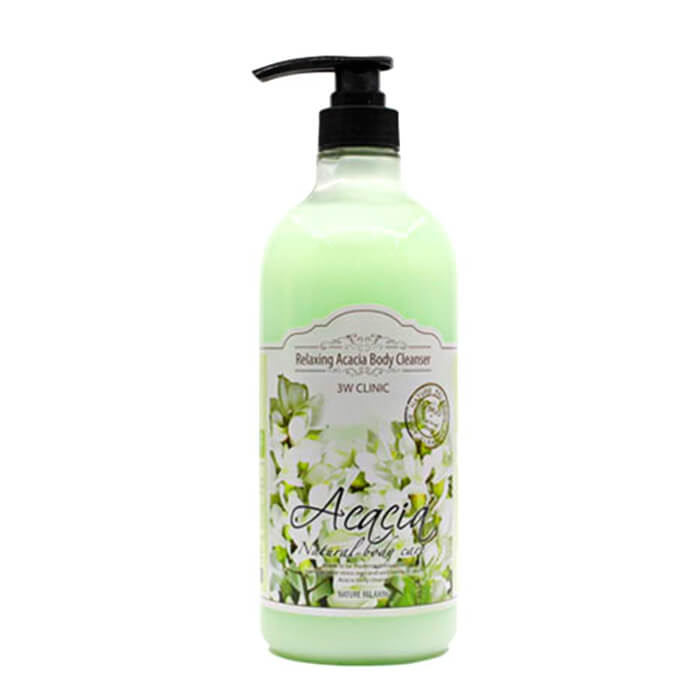 

Гель для душа 3W Clinic Acacia Relaxing Body Cleanser, Очищающий гель для душа с органическим экстрактом масла акации