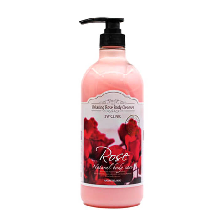 

Гель для душа 3W Clinic Rose Relaxing Body Cleanser, Очищающий гель для душа с органическим экстрактом розы