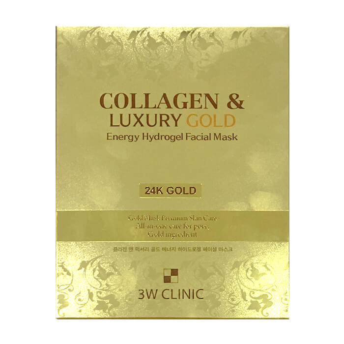 Гидрогелевая маска 3W Clinic Collagen & Luxury Gold Energy Hydrogel Facial Mask