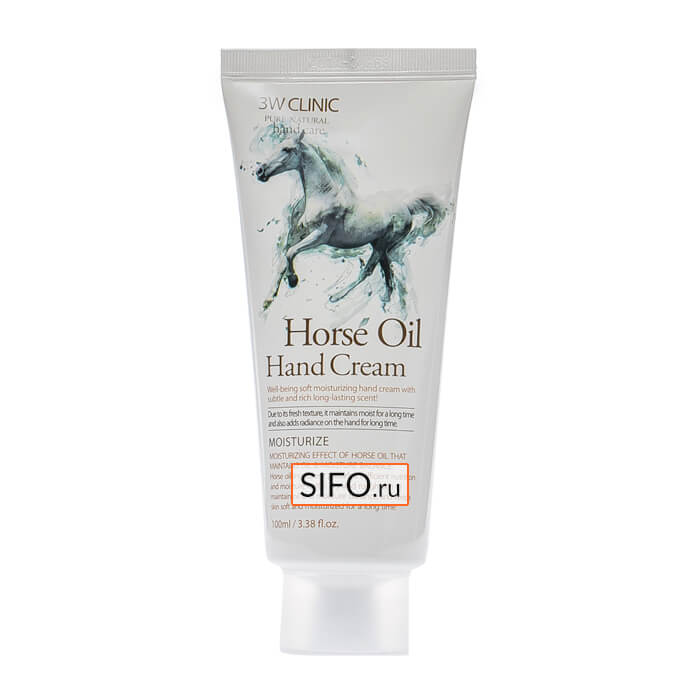 

Крем для рук 3W Clinic Horse Oil Hand Cream, Питательный крем для рук c лошадиным жиром