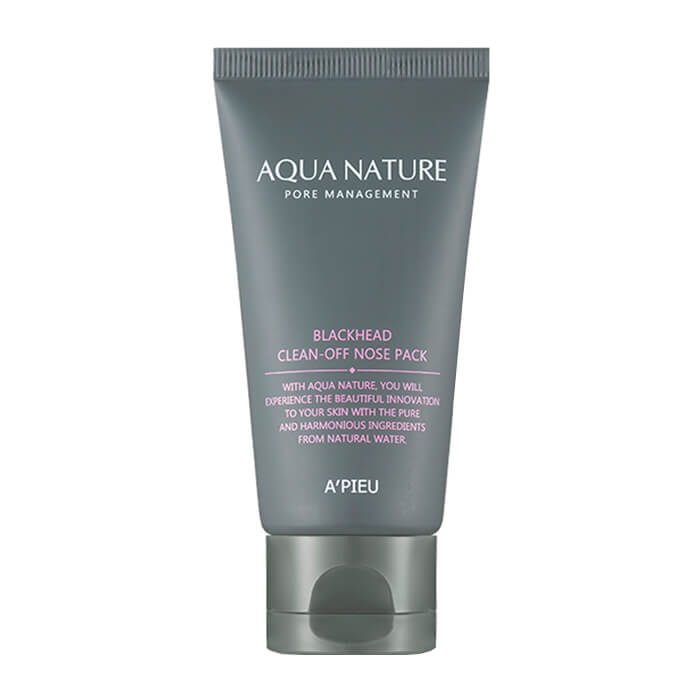 

Маска-плёнка A'Pieu Aqua Nature Blackhead Clean-Off Nose Pack, Плёночная маска для очищения носа от чёрных точек