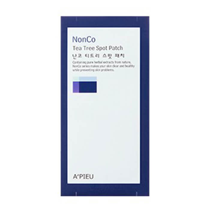 

Патчи от воспалений A'Pieu NonCo Tea Tree Spot Patch, Противовоспалительные лечебные патчи от акне с чайным деревом