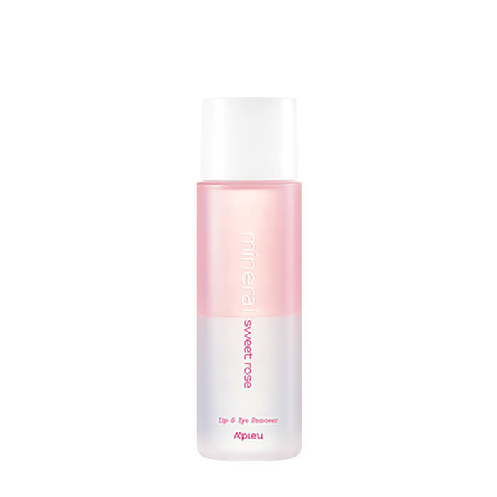 

Средство для снятия макияжа A'Pieu Lip & Eye Wash Remover Sweet Rose (100 мл), Двухфазное средство для снятия макияжа с губ и глаз с розовой водой