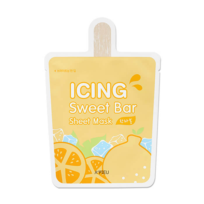 

Тканевая маска A'pieu Icing Sweet Bar Sheet Mask Hanrabong, Осветляющая тканевая маска для лица с экстрактом мандарина