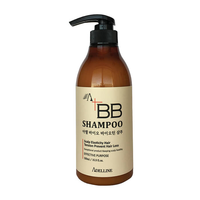 

Шампунь для волос Adelline Adel Bio Biotin Shampoo (500 мл), Шампунь от выпадения волос с биотином и экстрактами лекарственных растений