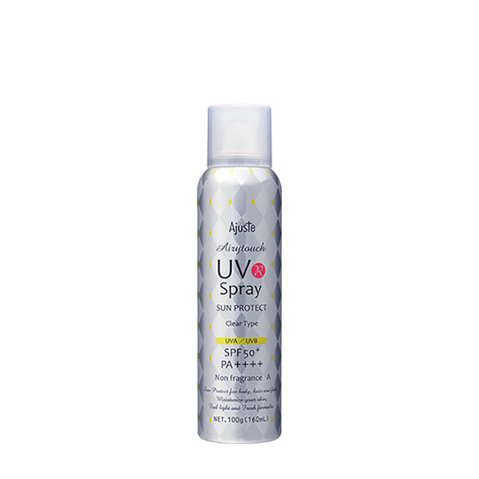 Купить Солнцезащитный спрей для лица Ajuste Airytouch UV Spray Sun Protect Clear Type (160 мл), Солнцезащитный спрей для кожи лица и тела без аромата, Япония