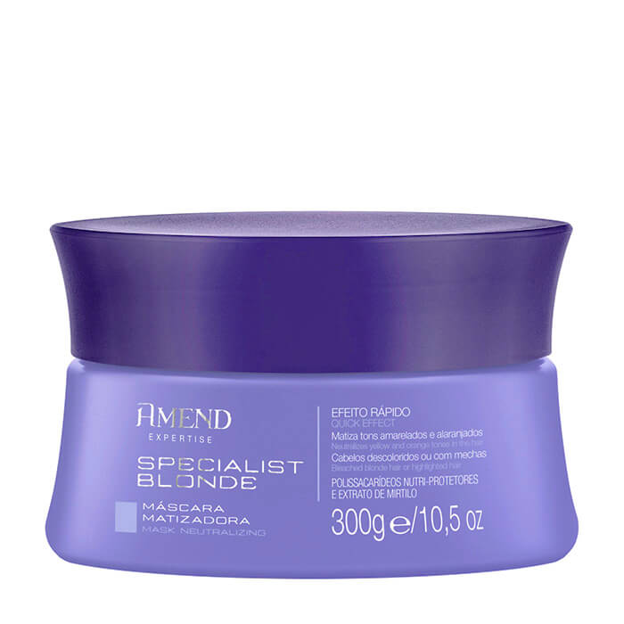 

Маска для волос Amend Mask Neutralizing Specialist Blond, Маска для поддержания идеальных холодных оттенков блонда на волосах