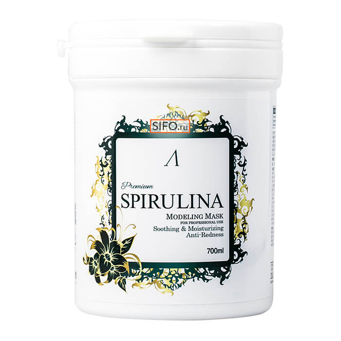 

Альгинатная маска Anskin Spirulina Modeling Mask, Альгинатная маска с экстрактом водорослей спирулины