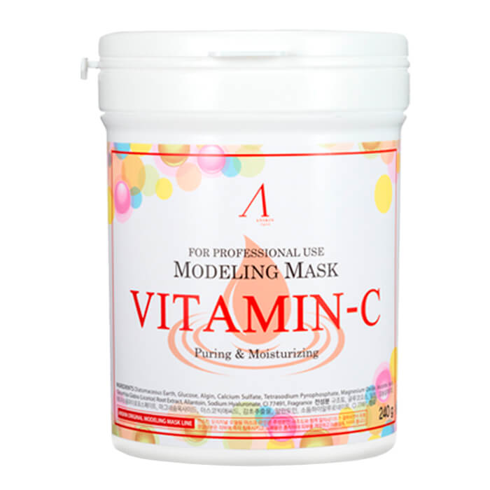 

Альгинатная маска Anskin Vitamin-C Modeling Mask, Альгинатная маска с витамином С для тусклой кожи