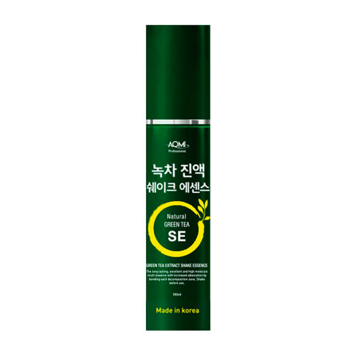 

Эссенция для волос AOMI Green Tea Extract Shake Essence, Эссенция-спрей для волос с экстрактом зелёного чая