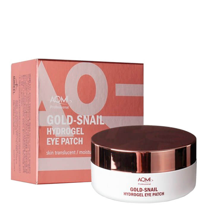 

Патчи для век AOMI Gold-Snail Hydrogel Eye Patch, Гидрогелевые патчи для век с экстрактом слизи улитки и золота
