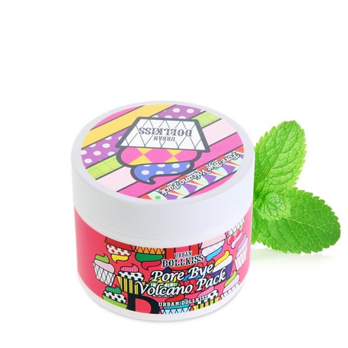 

Маска для лица Urban Dollkiss Pore Bye Volcano Pack, Очищающая маска с вулканическим пеплом для борьбы с загрязнениями пор