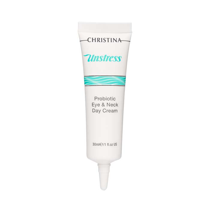 

Крем для глаз и шеи Christina Unstress Probiotic Day Cream Eye & Neck, Дневной крем с пробиотическим действием для кожи вокруг глаз и шеи