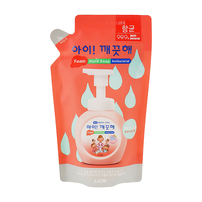 Жидкое мыло для рук CJ Lion Ai Kekute Foam Hand Soap Peach (рефилл)