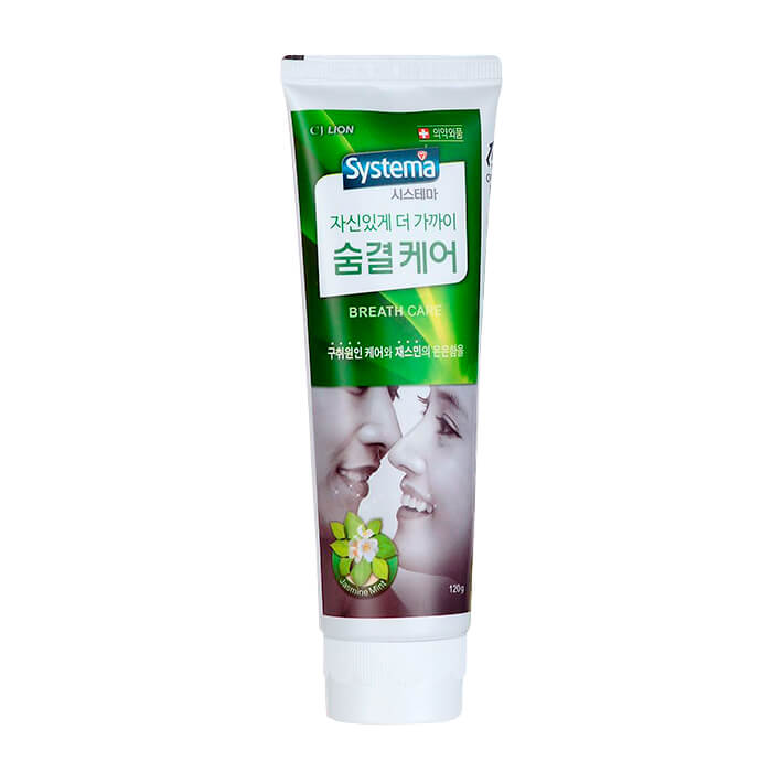 

Зубная паста CJ Lion Dentor Systema Breath Care Advance Toothpaste, Освежающая зубная паста с мятным ароматом жасмина