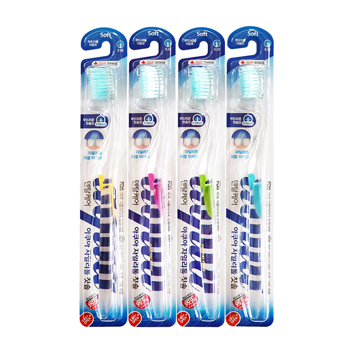 

Зубная щётка Co Arang Xylitol Toothbrush (с прямой ручкой), Зубная щётка со сверхтонкой двойной щетиной и добавлением ксилита