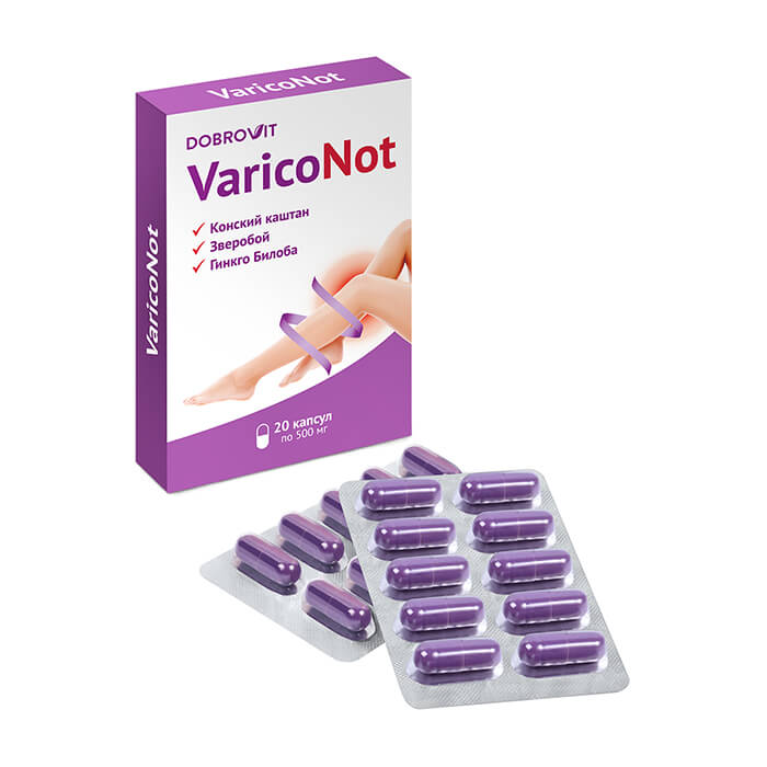 Капсулы для профилактики варикоза DobroVit VaricoNot