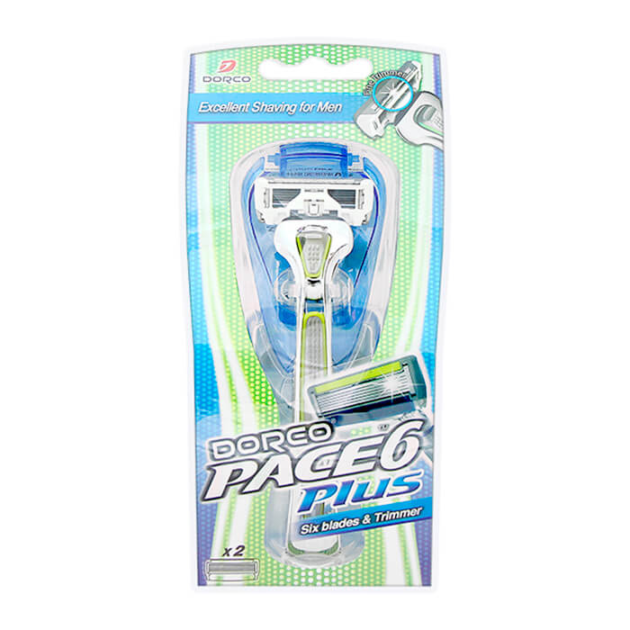 

Бритва мужская Dorco Pace6 Plus, Мужская шестилезвийная бритвенная система с триммером