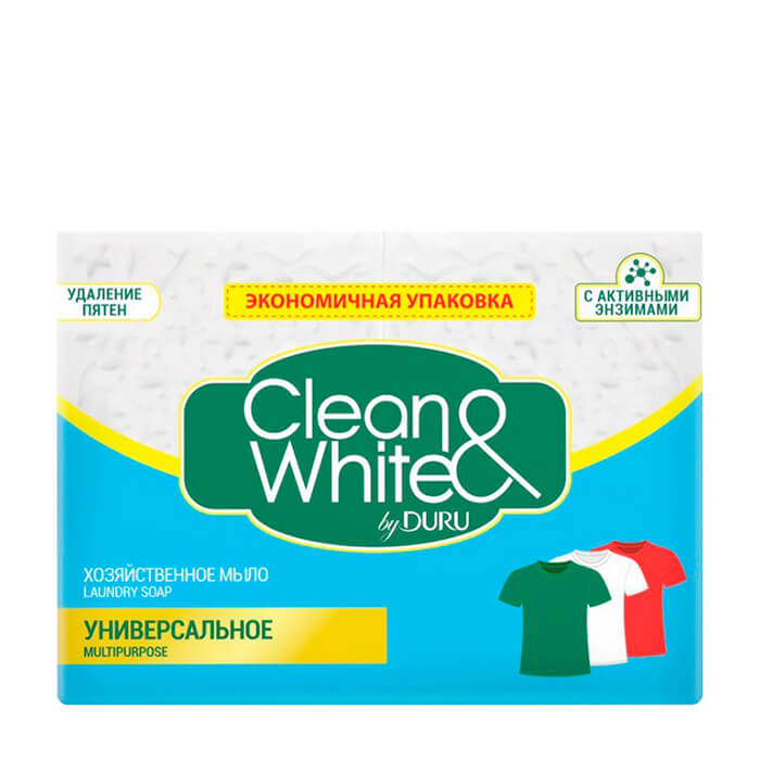 

Мыло хозяйственное Duru Clean & White (4 шт.), Универсально хозяйственное мыло