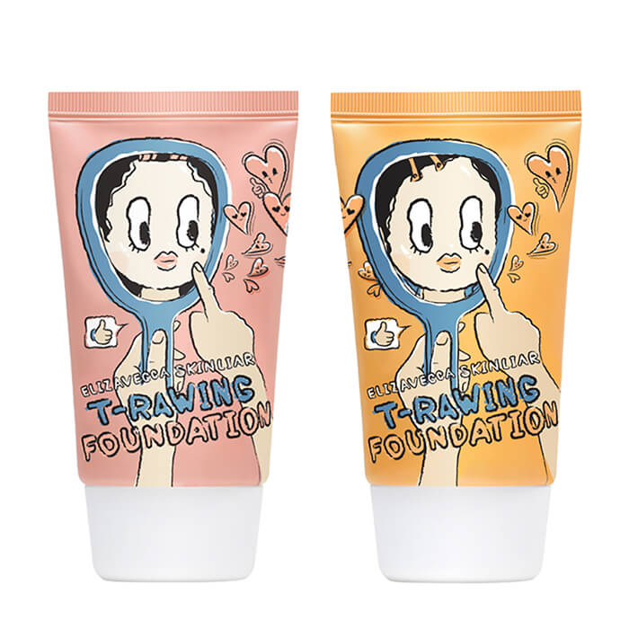 

Тональный крем Elizavecca Skin Liar T-Rawing Foundation, Цвет #9 Light Beige | Светлый бежевый, Лёгкая тональная основа для незаметного макияжа и увлажнения кожи лица, Цвет #9 Light Beige | Светлый бежевый