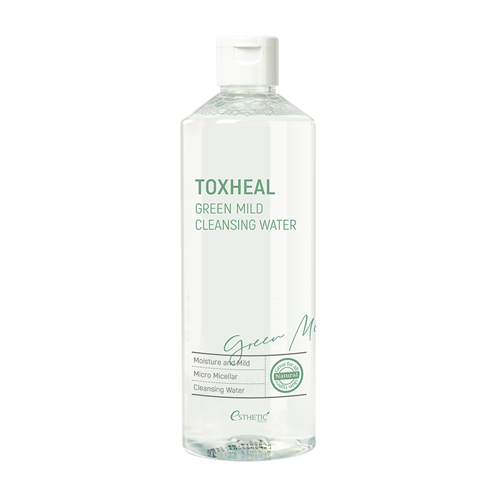 

Очищающая вода Esthetic House Toxheal Green Mild Cleansing Water, Жидкость для мягкого очищения кожи от декоративной косметики и поверхностных загрязнений