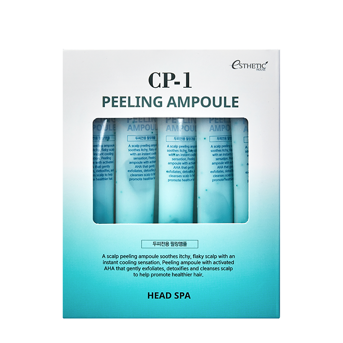 

Пилинг-сыворотка для кожи головы Esthetic House CP-1 Peeling Ampoule (5 шт.), Пилинг-сыворотка для эффективного очищения кожи головы от себума и загрязнений