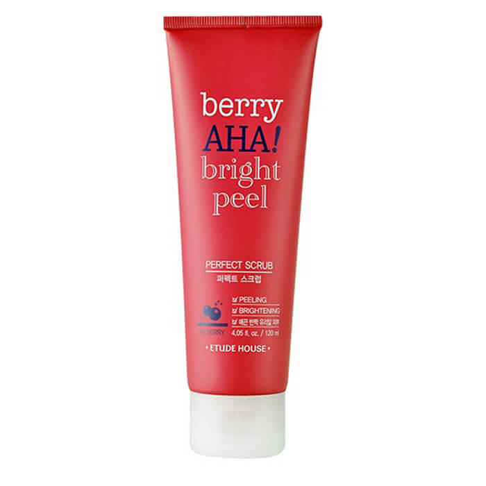 

Скраб для лица Etude House Berry AHA Bright Peel Perfect Scrub, Скраб для лица с АНА-кислотами и экстрактом черники