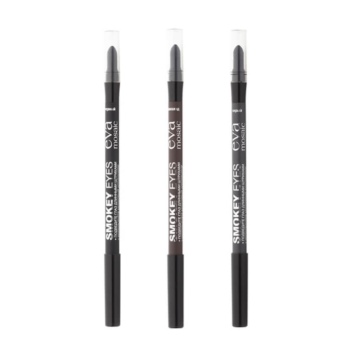 

Карандаш для глаз Eva Mosaic Smokey Eyes, Мягкий карандаш для глаз с аппликатором