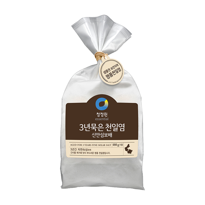 

Соль пищевая морская Chungjungwon Sea Salt (480 г), Пищевая морская соль трехлетней выдержки для приготовления различных блюд