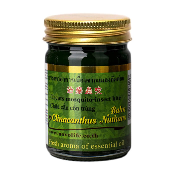 

Бальзам для тела Green Herb Compound Clinacanthus Nutans Balm (50 г), Зелёный травяной бальзам с клинакантунсом нутансом для облегчения болей в теле