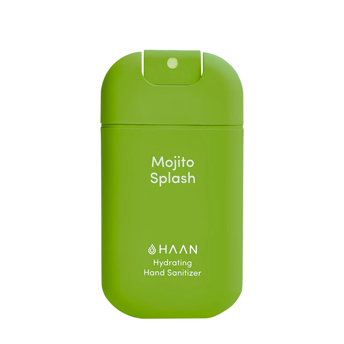 

Дезинфицирующий спрей для рук Haan Hand Sanitizer Mojito Splash, Очищающий и увлажняющий спрей для рук с ароматом коктейля "Мохито"