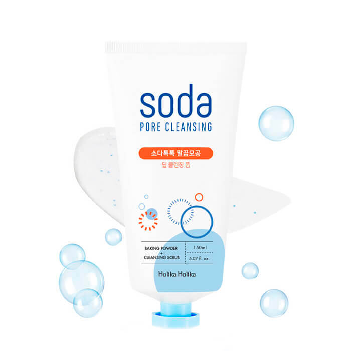 

Пенка для умывания Holika Holika Soda Pore Cleansing Deep Cleansing Foam, Глубоко очищающая пенка для лица с эффектом нежнейшего пилинга