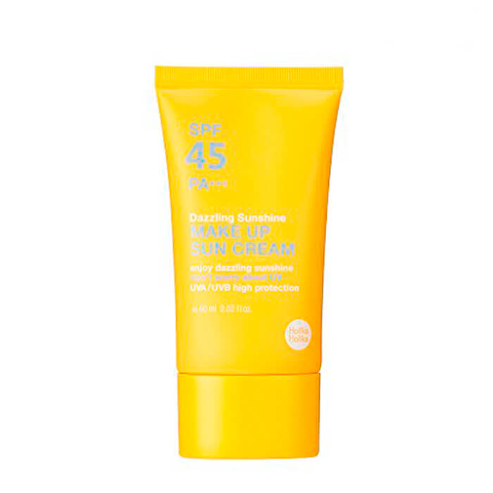 

Солнцезащитный крем Holika Holika Dazzling Sunshine Makeup Sun Cream, Солнцезашитный крем-база на основе фруктовых масел