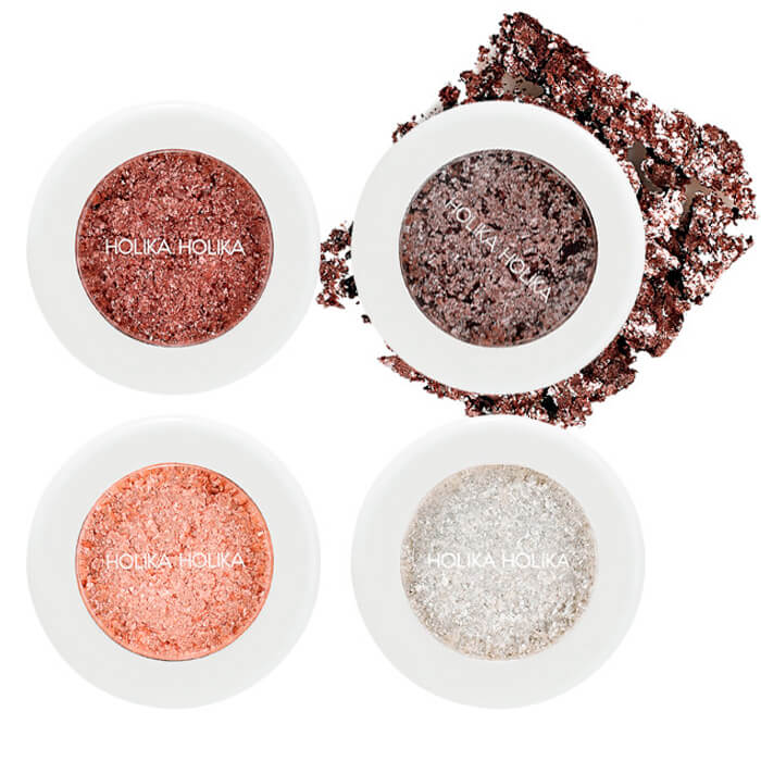 Тени для век Holika Holika Piece Matching Shadow - Foil Высоко пигментированные и стойкие сияющие тени-фольга для глаз фото