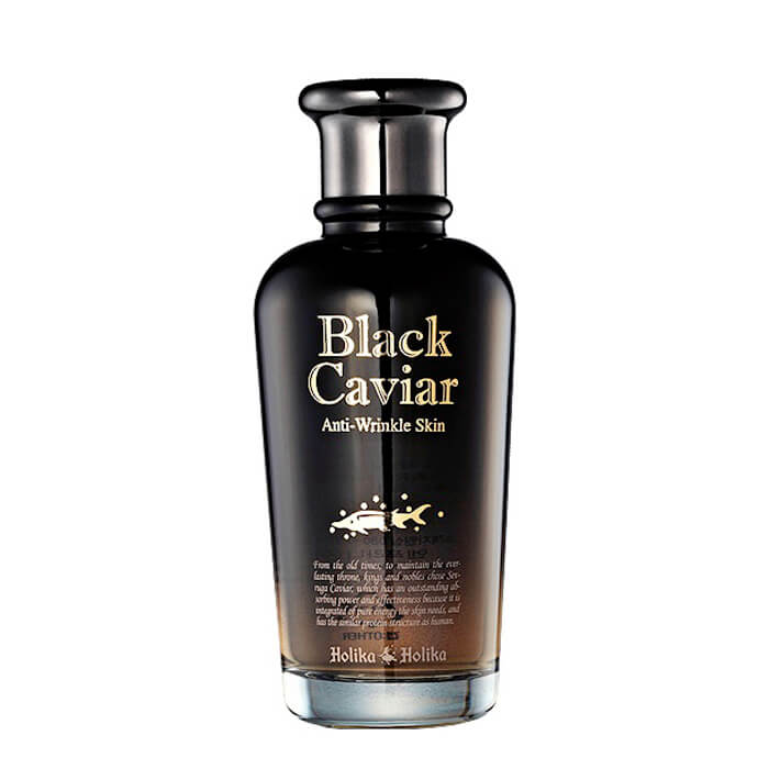

Тонер для лица Holika Holika Black Caviar Anti-Wrinkle Skin, Антивозрстной тонер для лица с экстрактом чёрной икры