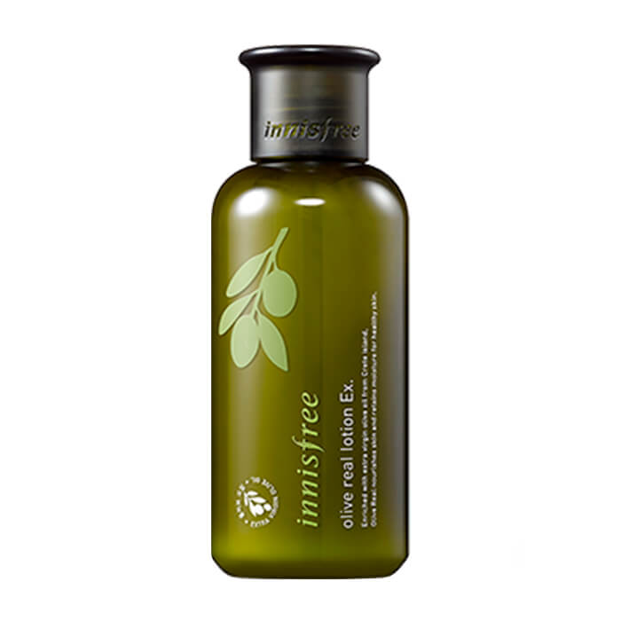 

Лосьон для лица Innisfree Olive Real Lotion EX, Глубоко увлажняющий лосьон для лица с экстрактом оливы
