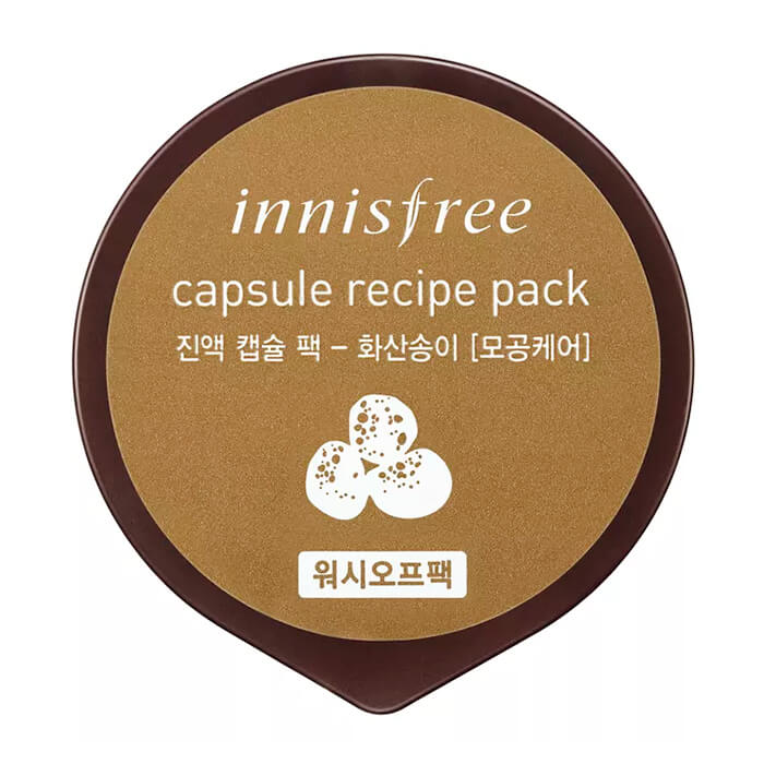 

Маска для лица Innisfree Capsule Recipe Pack - Volcanic Cluster, Капсульная маска для очищения лица с вулканическим пеплом