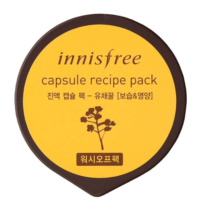 

Маска для лица Innisfree Capsule Recipe Pack - Canola Honey, Капсульная маска для лица с экстрактом рапсового мёда