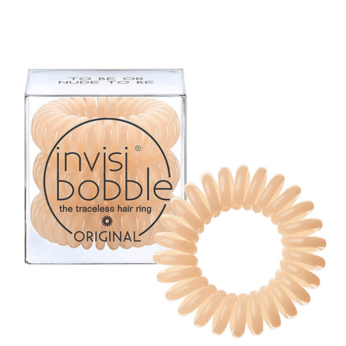 

Резинка-браслет для волос Invisibobble Original - To Be or Nude to Be, Бежевая резинка-браслет для волос из искусственной смолы