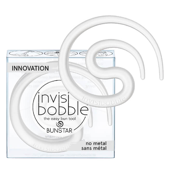 

Заколка для пучков Invisibobble Bunstar - Ice Ice Lady, Спиральная заколка для создания идеальных пучков